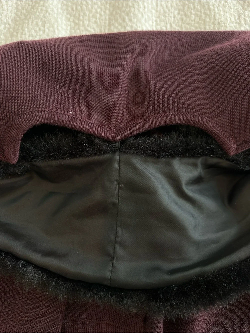 Andrew Marc soft burgundy